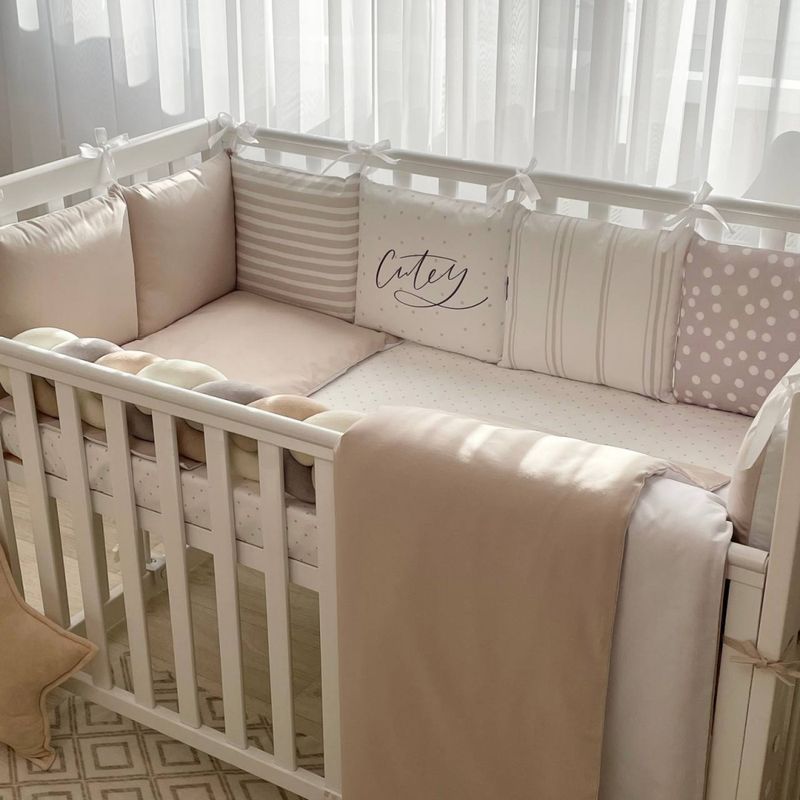 Комплект постільної білизни Маленька Соня Арт Дизайн Cutey капучино для новонароджених