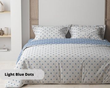 Постельное белье ТЕП Happy Sleep Light Blue Dots семейный