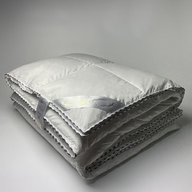 Одеяло пуховое Iglen Roster Royal Series серый пух 110х140 см