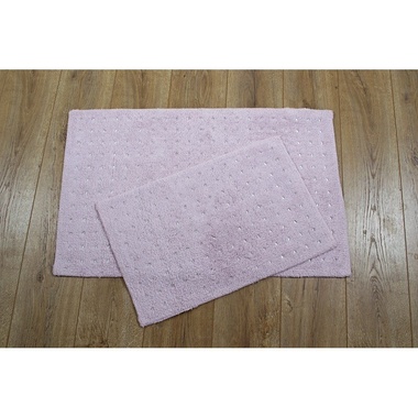 Набор ковриков Irya Esta pembe розовый, 40х60