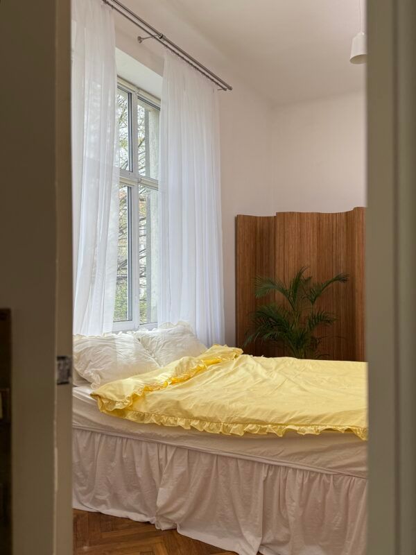 Постельное белье Bedclozzzes лимонный тарт с рюшами евро