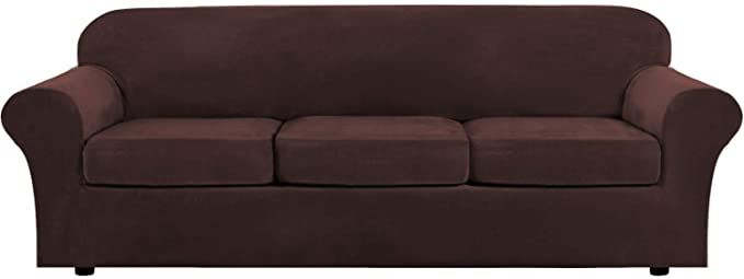 Чохли на диванні подушки сидіння Homytex Шоколадний 150*190 (50/70)+20см.