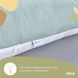 Подушка П-образная для беременных, сна и отдыха IDEIA голубая 140x75x20 см