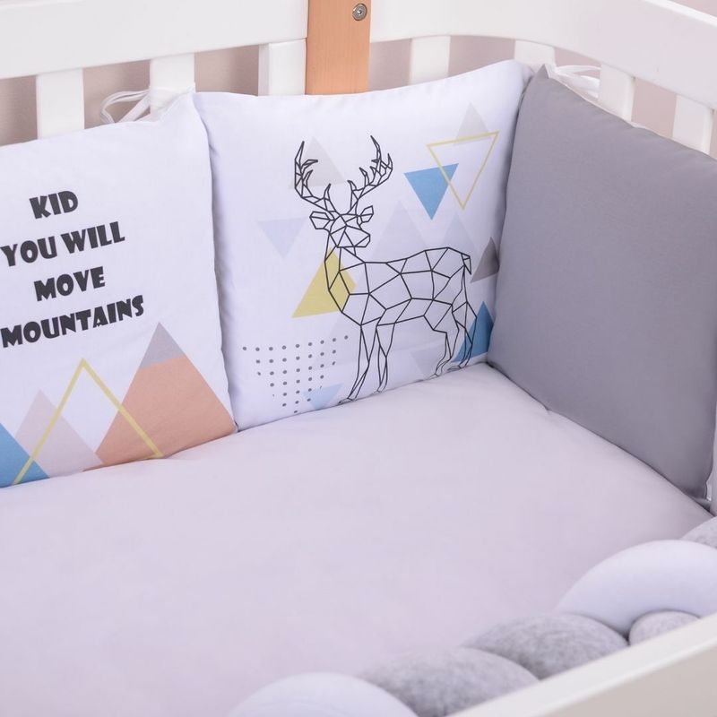 Постельный комплект Baby Veres "Scandi grey" (6ед) для новорожденных