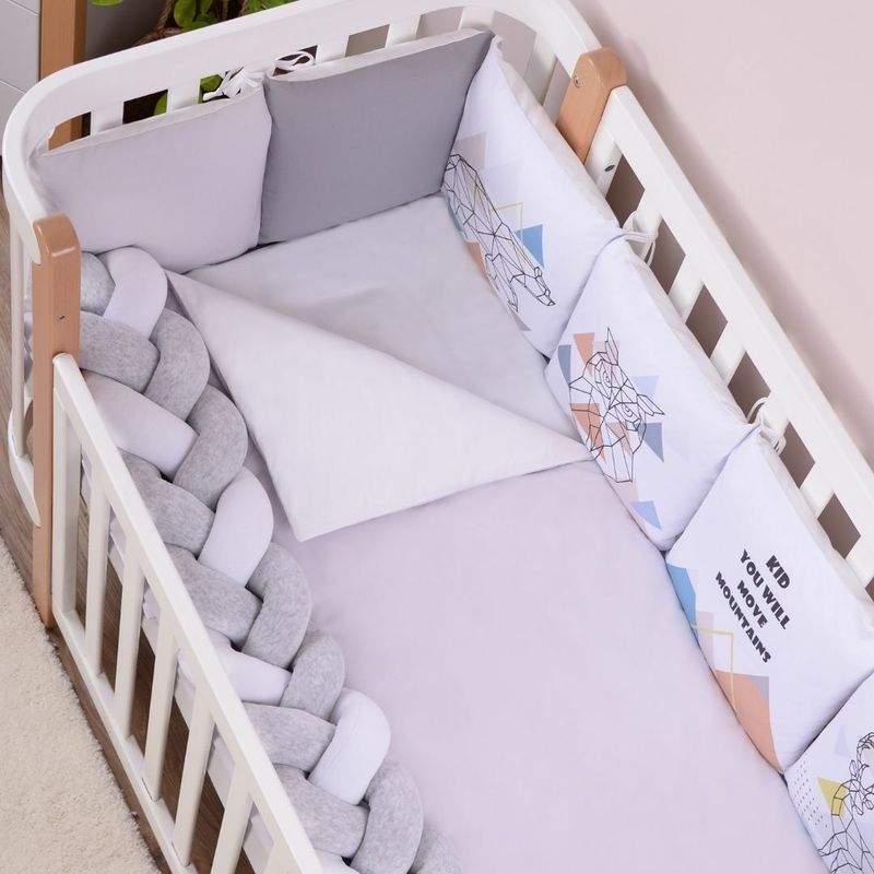 Постельный комплект Baby Veres "Scandi grey" (6ед) для новорожденных