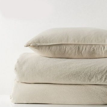 Комплект постільної білизни SoundSleep Stonewash бежевий євро