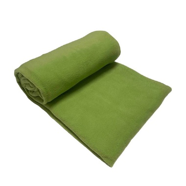 Плед флисовый Сomfort ТМ Emily светло-зеленый 150x210 см