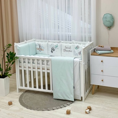Комплект постельного белья Маленькая Соня Арт Дизайн Sweet animals для новорожденных