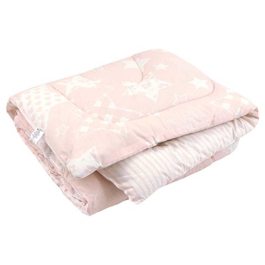 Одеяло Руно детское силиконовое дизайн Beige star, 105х140