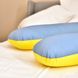 Подушка П-подібна для вагітних і відпочинку IDEIA жовто-блакитна 140x75x20 см