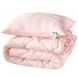 Набор TROPICAL одеяло и подушка с выстебкой пудра IDEIA, 140x210
