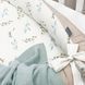 Кокон Маленькая Соня Baby Design Веточки котики мята 65x90 см