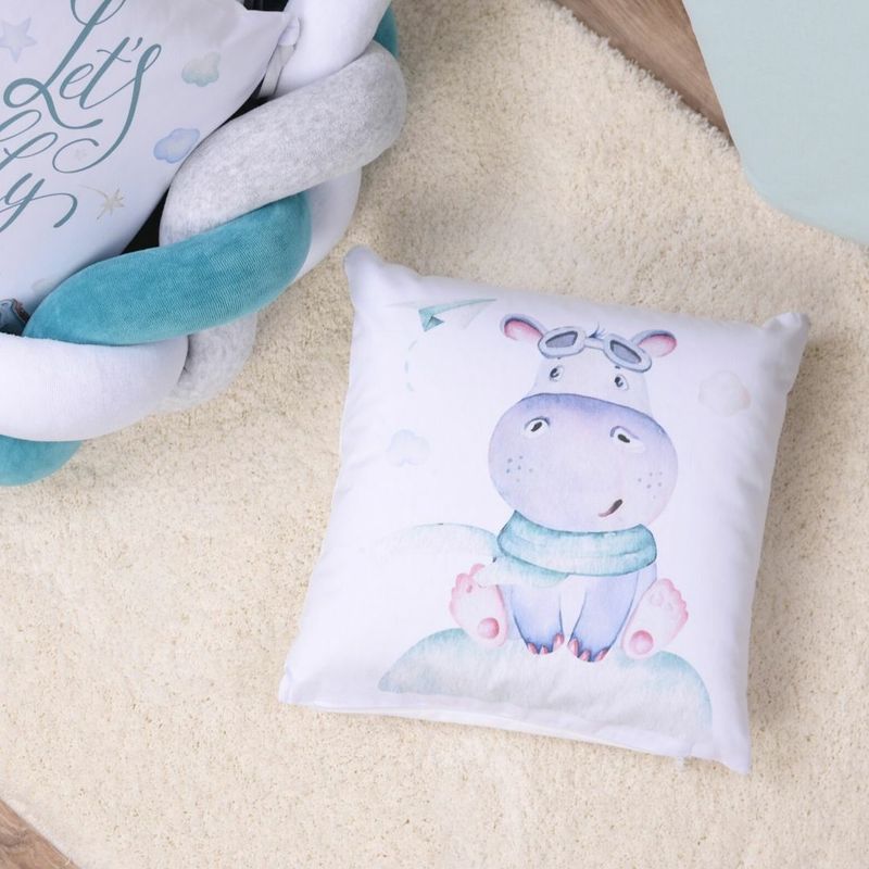 Постільний комплект Baby Veres "Hippo" (6од) для новонароджених