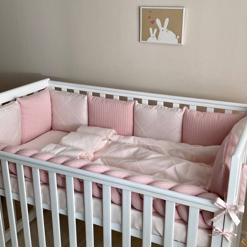 Комплект постельного белья Маленькая Соня DreamLand пудра для новорожденных