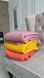 Хлопковое покрывало Bedclozzzes косичка горчичное №23 150x220 см