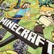 Комплект постільної білизни Маленька Соня полуторний Minecraft/гірчиця (підковдра+наволочка) підлітковий