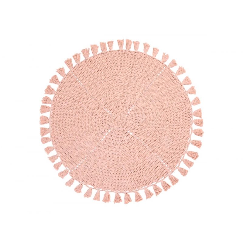 Килимок для ванної Irya Olita рожевий 100x100 см