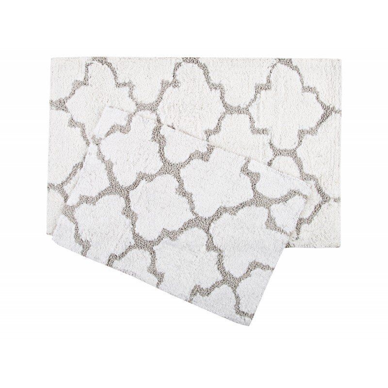 Набір килимків Irya Bali beyaz білий 50x80 см