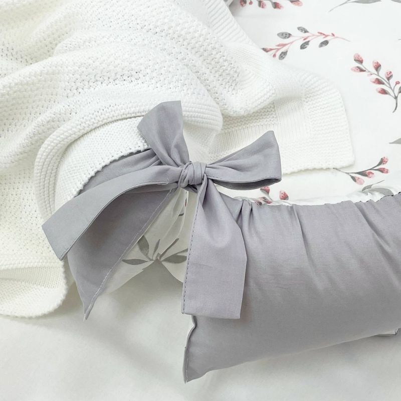 Кокон Маленькая Соня Baby Design Веточки котики пудра 65x90 см