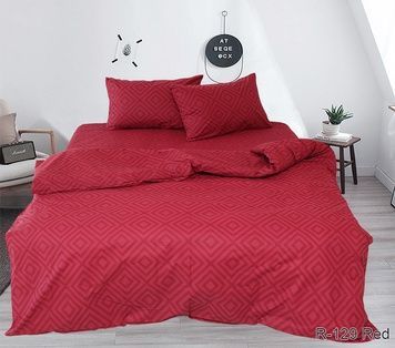 Постільна білизна TAG ранфорс R129Red сімейна