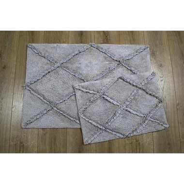 Набір килимків для ванної Irya Nadia сірий 40x60 см