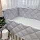 Бортик-коса Маленька Соня трикотажная вязка молочный 15x120 см