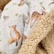 Плед Маленькая Соня муслин на меху Teddy Лесные звери 80x100 см