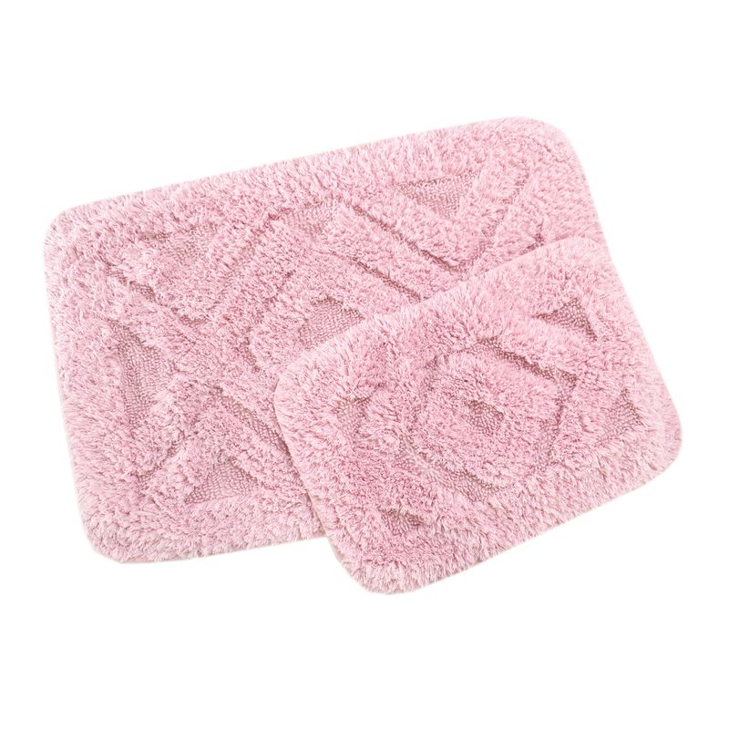 Набір килимків для ванної Irya Barnes рожевий 60x90 см