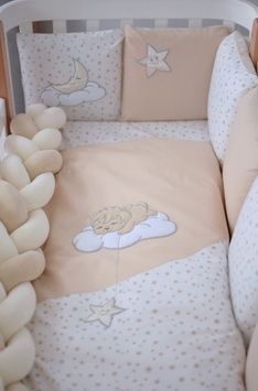 Постільний комплект Baby Veres "Sleepyhead beige new'' (6од.) для новонароджених
