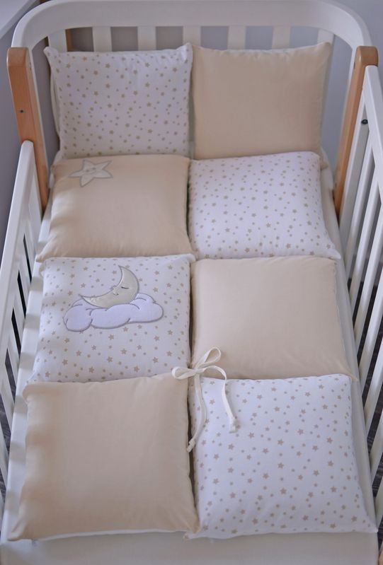 Постільний комплект Baby Veres "Sleepyhead beige new'' (6од.) для новонароджених