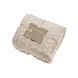 Плед флисовый Home Line жаккард бежевый 195х220 см