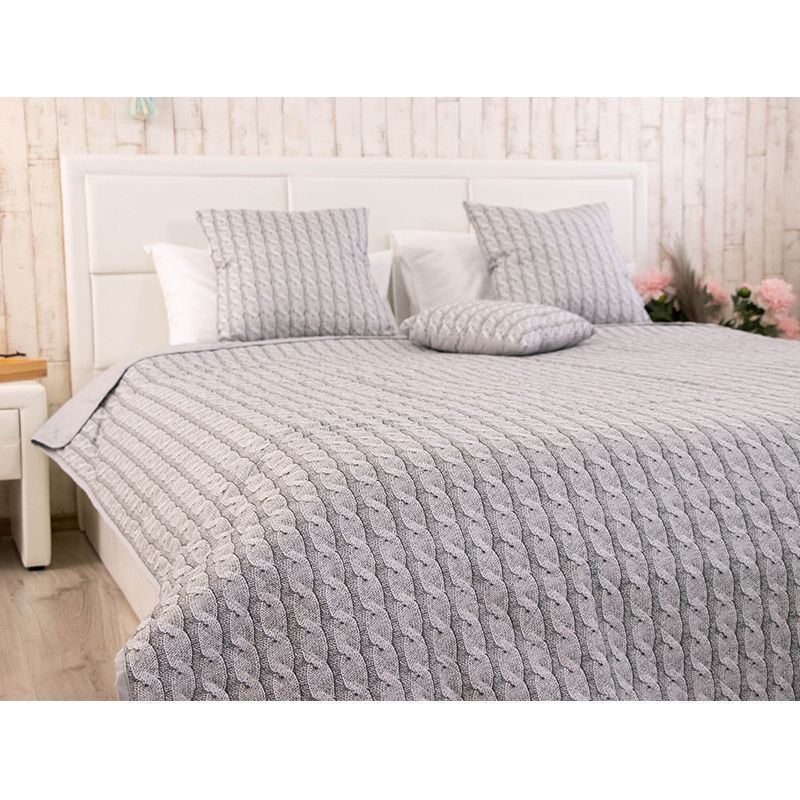 Покрывало Руно Grey Braid 212х240 см
