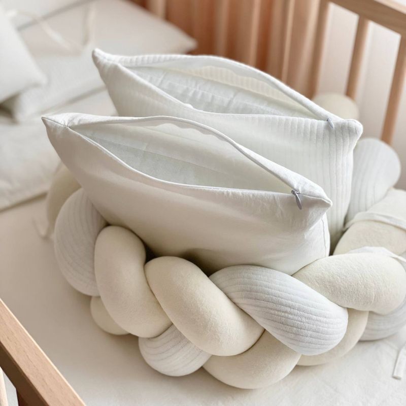 Комплект постельного белья Маленькая Соня Velvet молочный для новорожденных