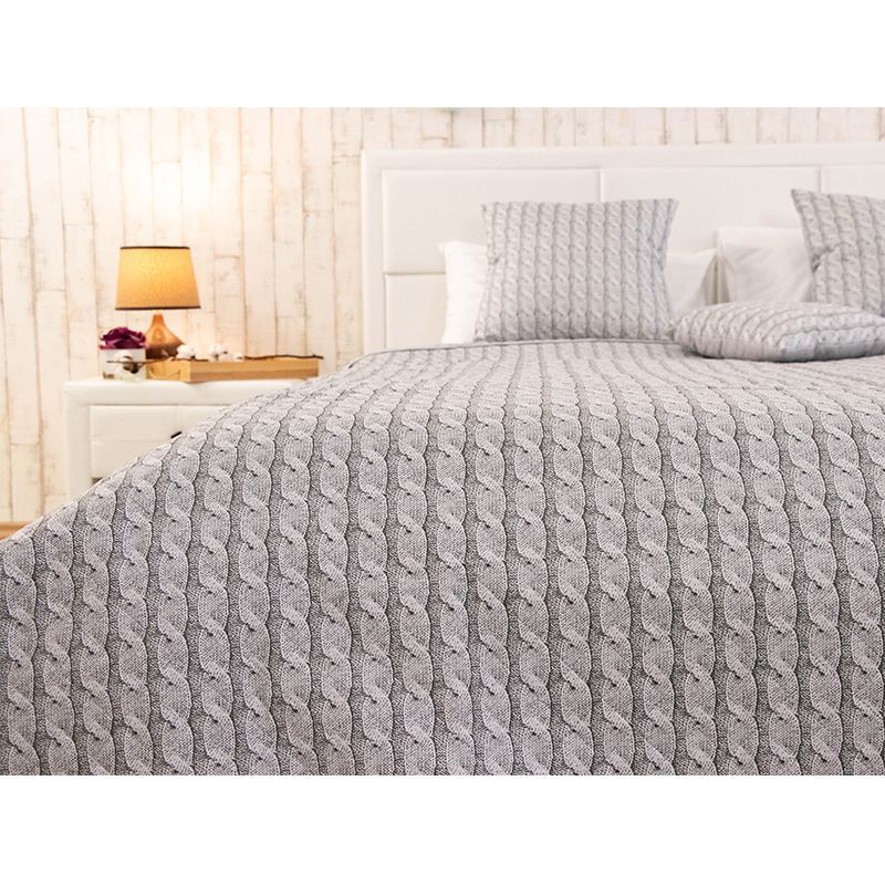 Покрывало Руно Grey Braid 212х240 см