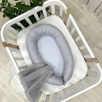 Кокон Маленька Соня DreamLand сірий 72x42 см