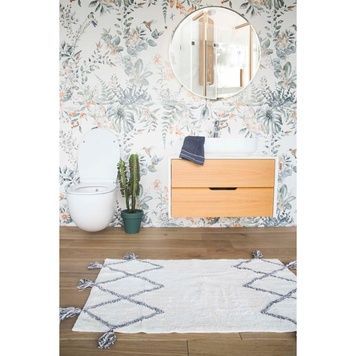 Килимок для ванної Irya Agnes молочний 70x110 см