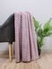 Плед флисовый Home Line жаккард пудровый 150х195 см
