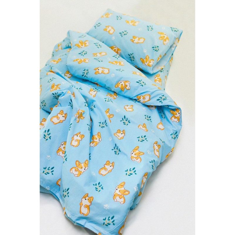 Набор детского постельного белья ранфорс 20122 голубой для младенцев