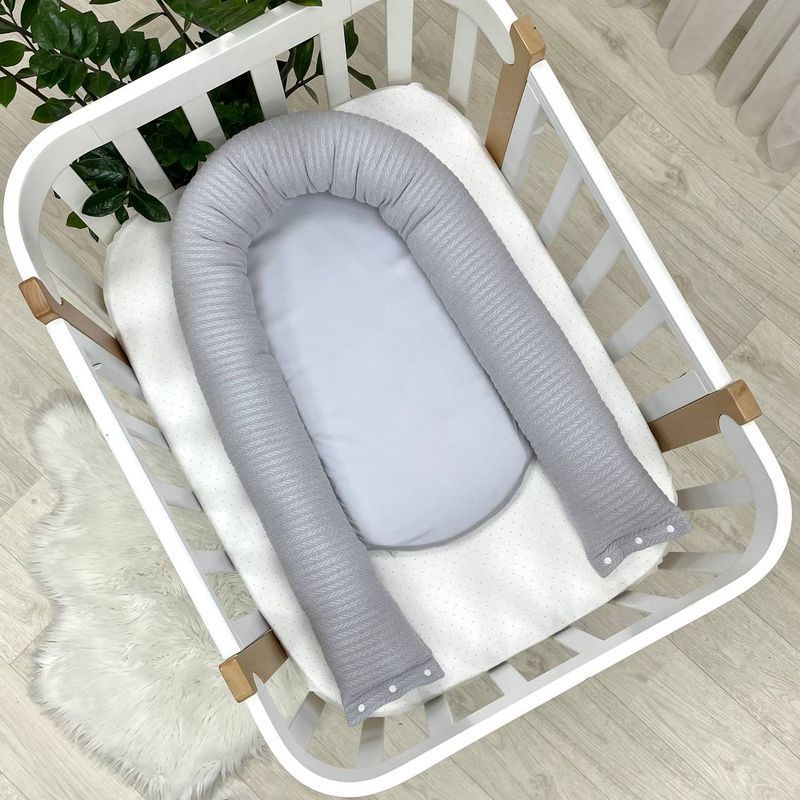 Кокон Маленька Соня DreamLand сірий 72x42 см
