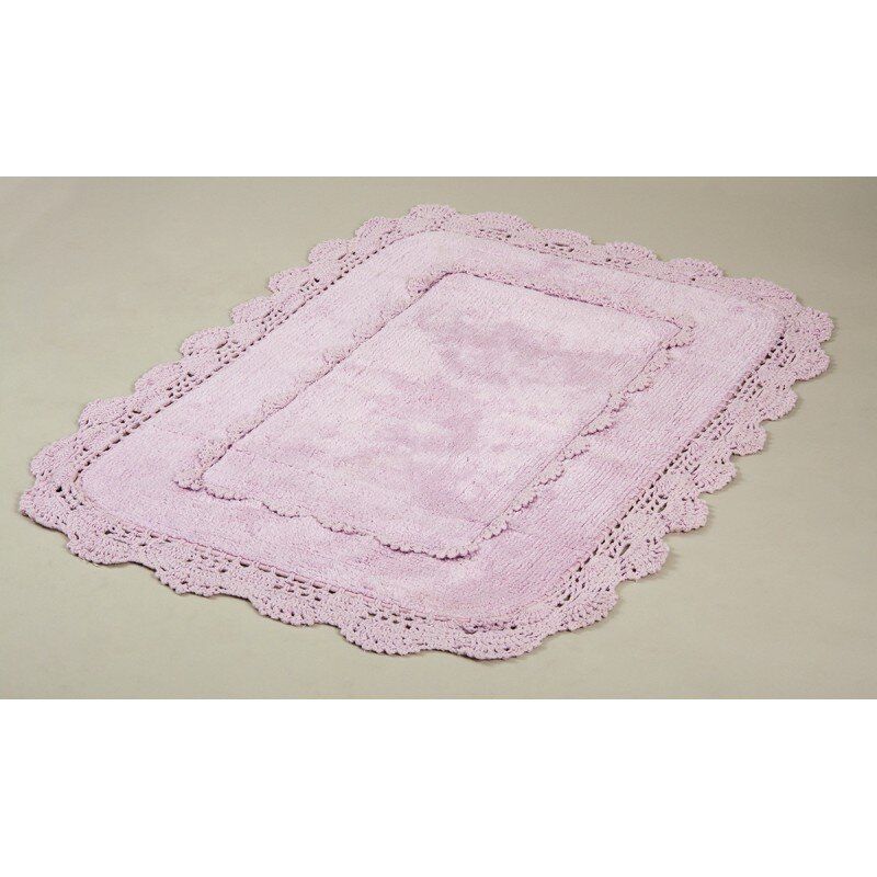 Набор ковриков Irya Anita pembe розовый 40x60 см