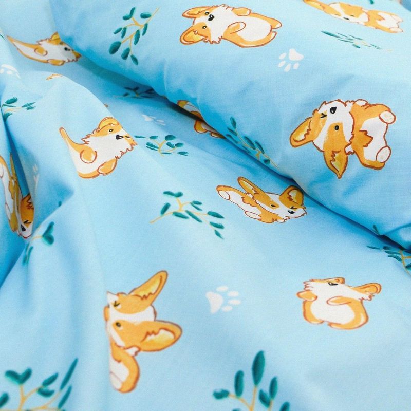 Набор детского постельного белья ранфорс 20122 голубой для младенцев