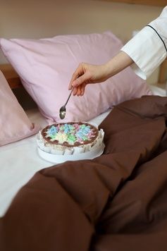 Постільна білизна Bedclozzzes ранфорс Kyiv tort сімейний