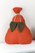 Декоративное текстильное изделие "Подушка-груша" Оранжевая D-40 см