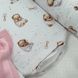 Кокон Маленька Соня Baby Design Ведмедик у ковдрі на білому 77x44 см