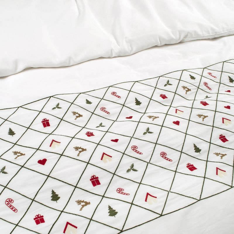 Постельное белье Lotus Home сатин Craft Collection - Candy cane евро