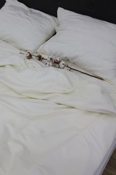 Постільна білизна Bedclozzzes сатин молочний №3 сімейний