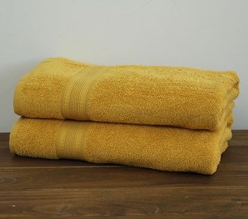 Полотенце TAG Calla горчичный 70x140 см