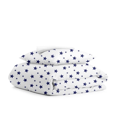 Постельное белье Cosas детское STAR BIG BLUE WHITE для младенцев