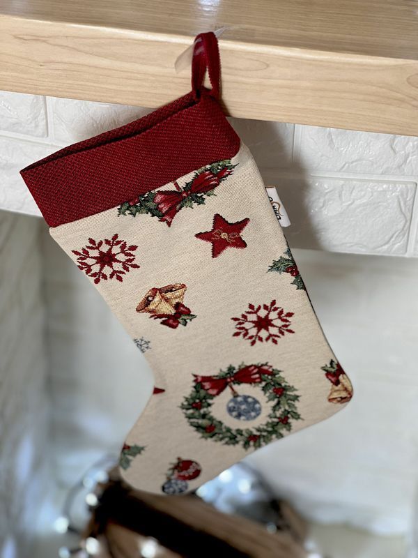 Чобіток для подарунків гобеленовий Limaso MERRY 25х37см