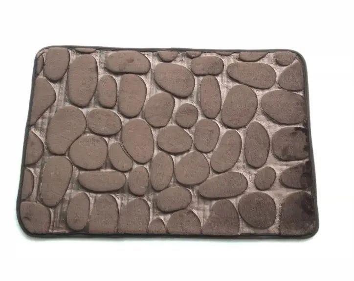 Коврики для ванной комнаты Yavshoke с эффектом памяти Homytex 2 пр. Камни Brown